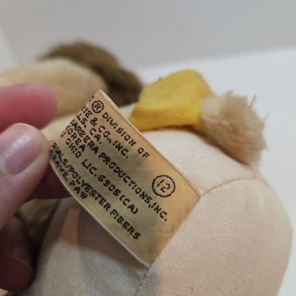 1985‎ Applause Hanna Barbera PAW PAWS Brave Paw Indian Bear Stuffed Plush 9
